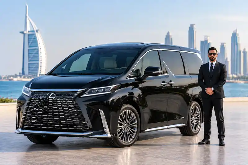 Lexus LM 350h with driver Dubai