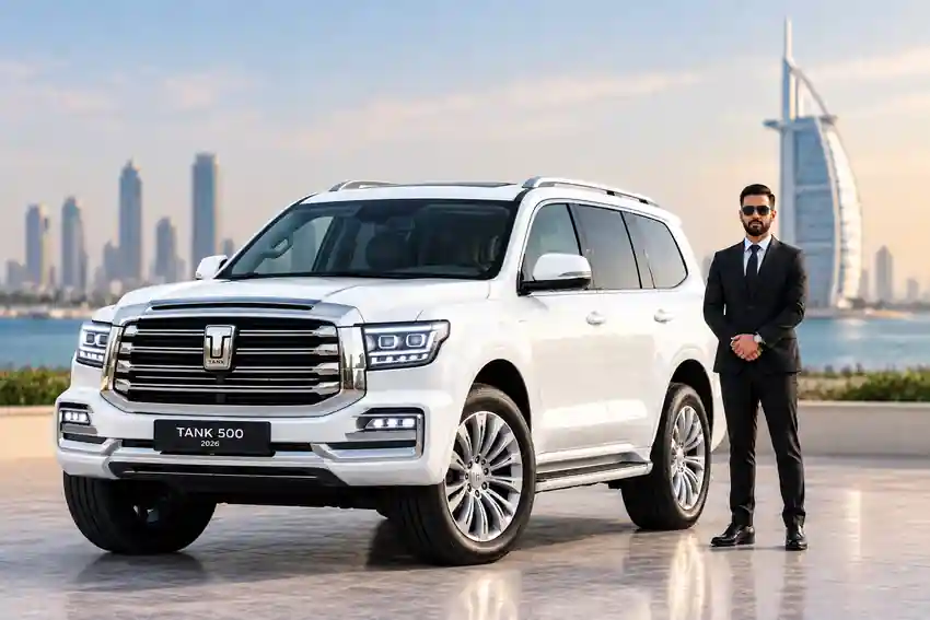 GWM TANK 500 with driver Dubai