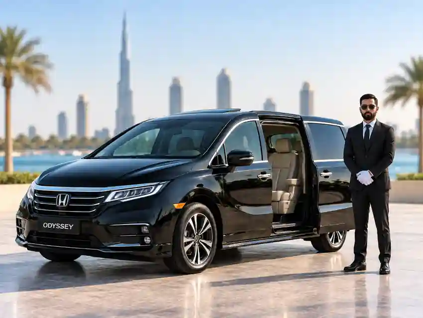 Honda Odyssey 2026 Chauffeur Car Hire Dubai