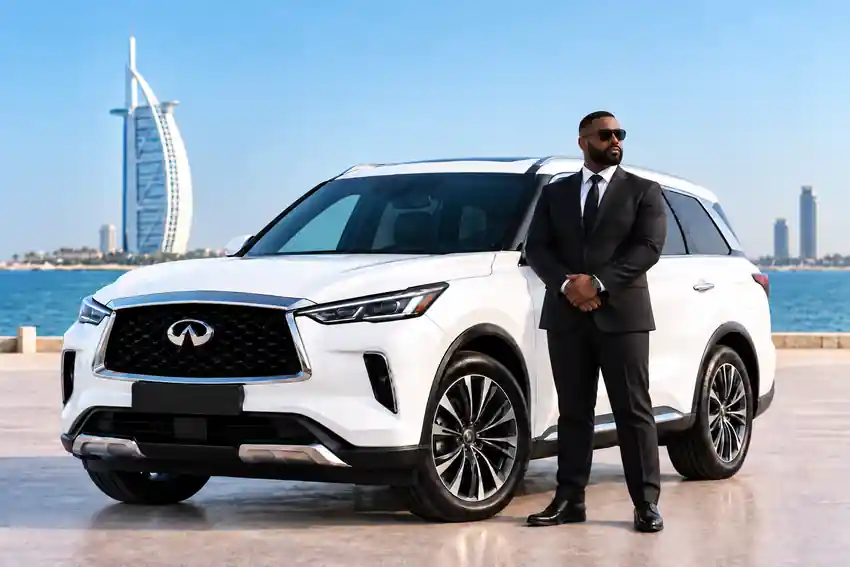 Infiniti QX60 With Driver in Dubai