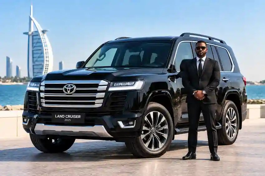 Toyota Land Cruiser Chauffeur Car Hire Dubai