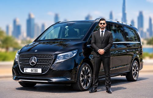 Mercedes Benz V300 With Driver in Dubai