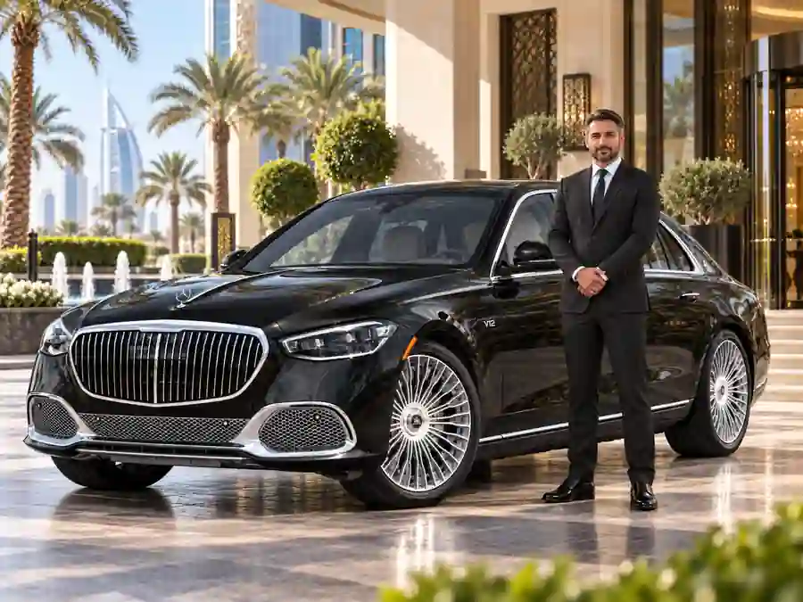 Mercedes Maybach chauffeur service in Dubai by RTO Chauffeur Tourism