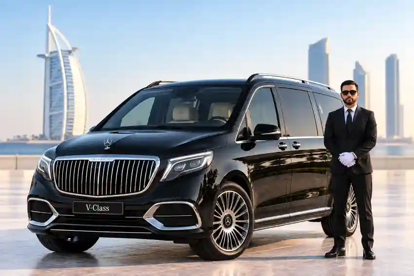 Mercedes Maybach V Class chauffeur Dubai