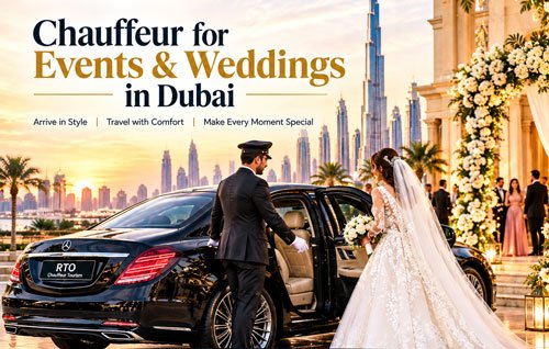 chauffeur for events and weddings in Dubai