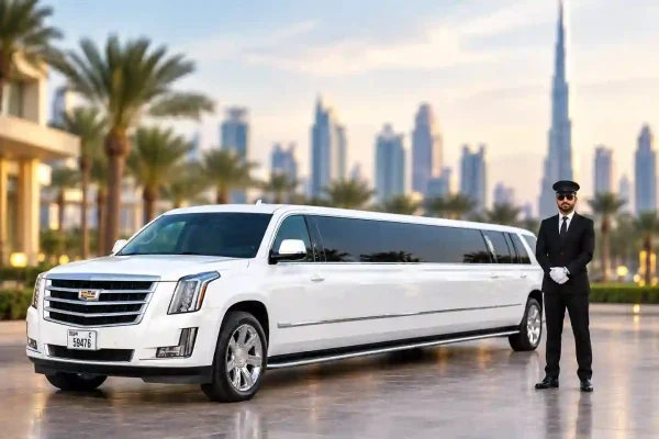 Cadillac Stretch Limousine Rental Dubai
