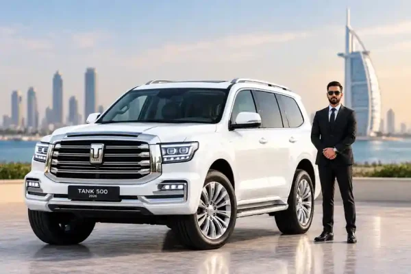 GWM TANK 500 with driver Dubai