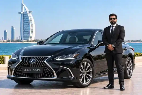 Lexus ES 300H With Driver in Dubai