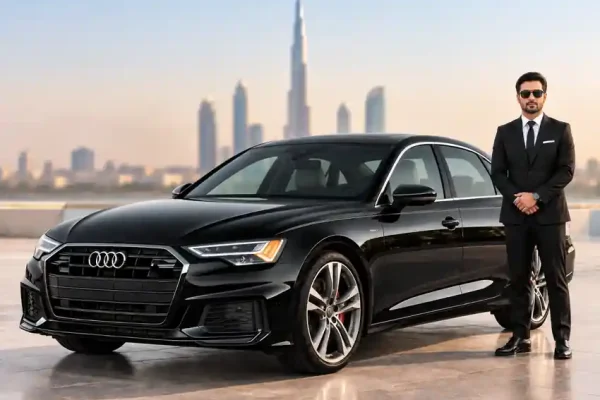 Rent Audi A6 in Dubai with professional chauffeur