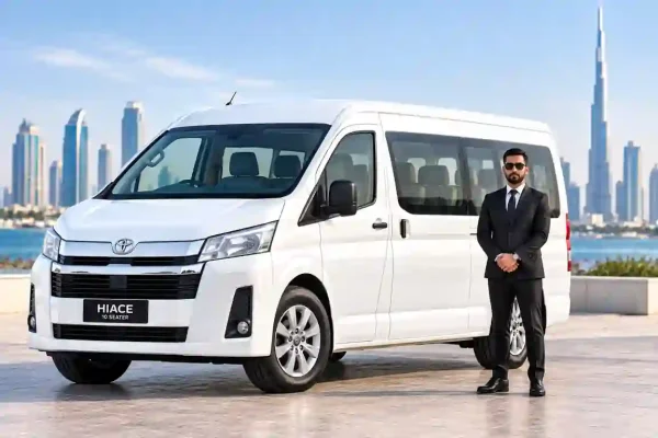 Toyota Hiace 10 Seater with driver Dubai