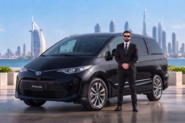 Toyota Previa Chauffeur Car Hire Dubai